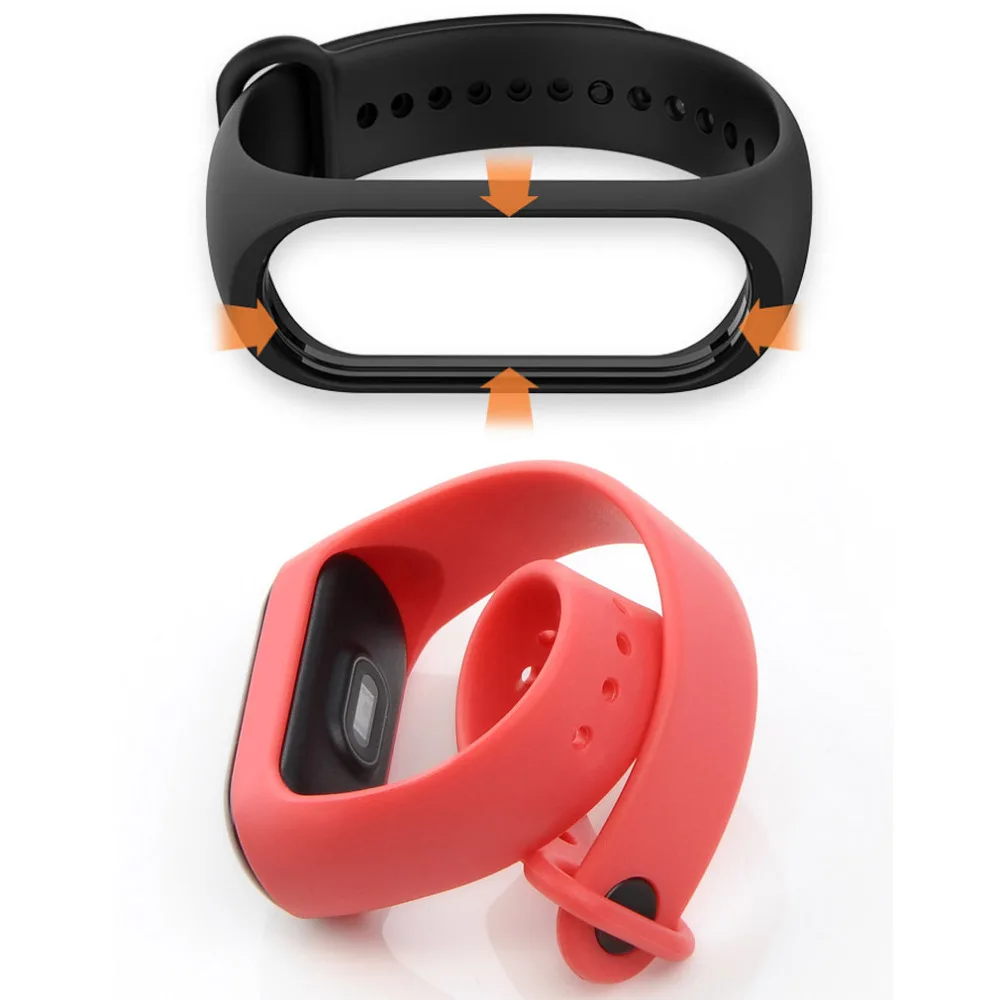 Для mi Band 3 Браслет Силиконовый ремешок для Xiaomi mi ремешок 3 аксессуары ремешок браслет для mi Ban 3 умный Браслет