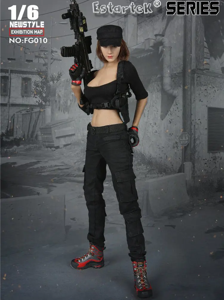 Estartek Fire Girl FG010 1/6 женский шутер комплект армейский зеленый черный Версия для 12