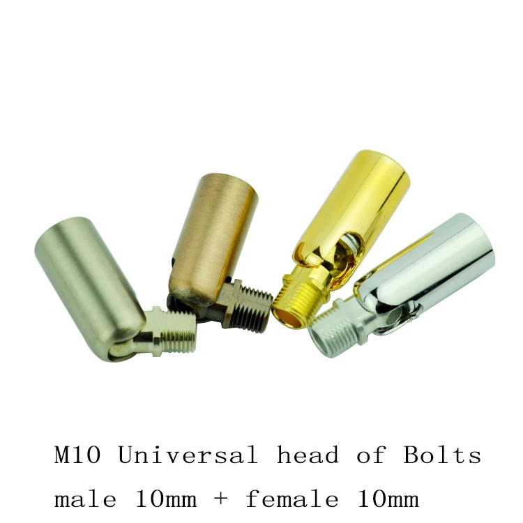 12 шт. универсальные Болты M10 10 мм с резьбой папа/мама лампочка эдисона для