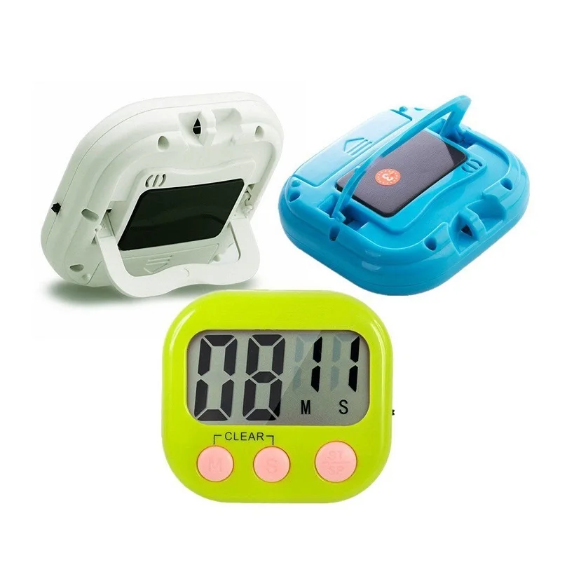 Цифровой кухонный таймер большой ЖК дисплей для приготовления пищи часы с