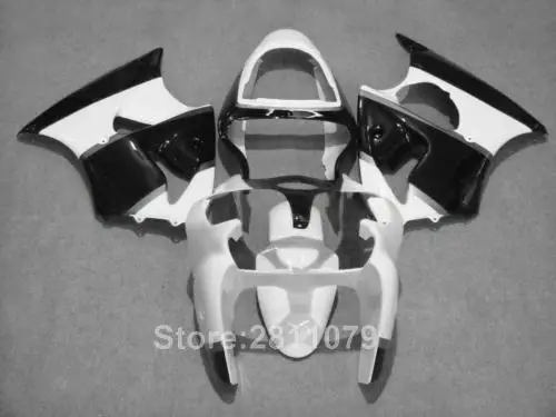 Инъекции мото горячая Распродажа обтекатель комплект для Kawasaki Ninja ZX6R 00 01 02 белый