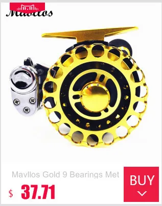 Mavllos Ultra Light Aluminum Alloy Trolling Fishing Reel Super Brake Force 10Kg Saltwater Fly Fishing Reel Disc Brake System