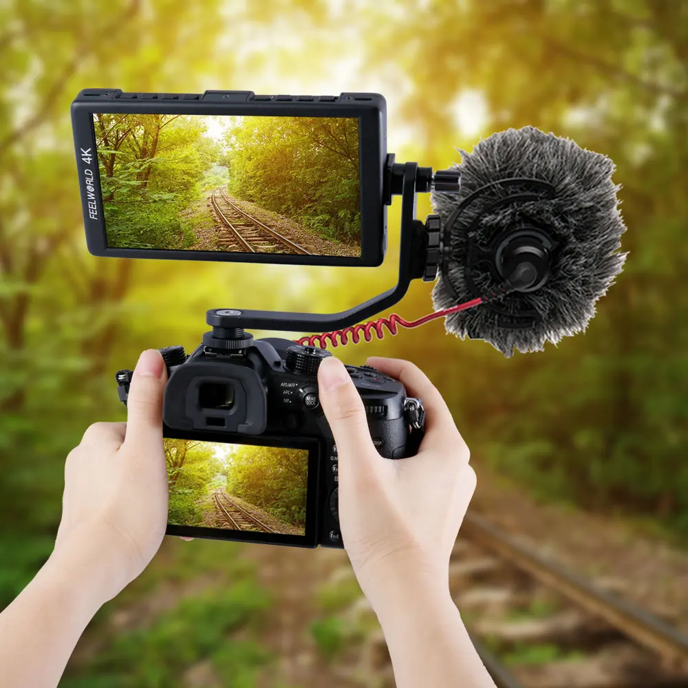 Поворотный кронштейн для камеры FEELWORLD F570 5 7 дюйма 4K HDMI крепление полевого