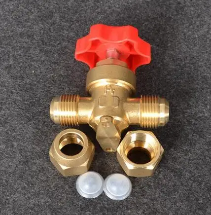 Запчасти для морозильной камеры ручное отключение клапана 1/4 &quot3/8&quot тип