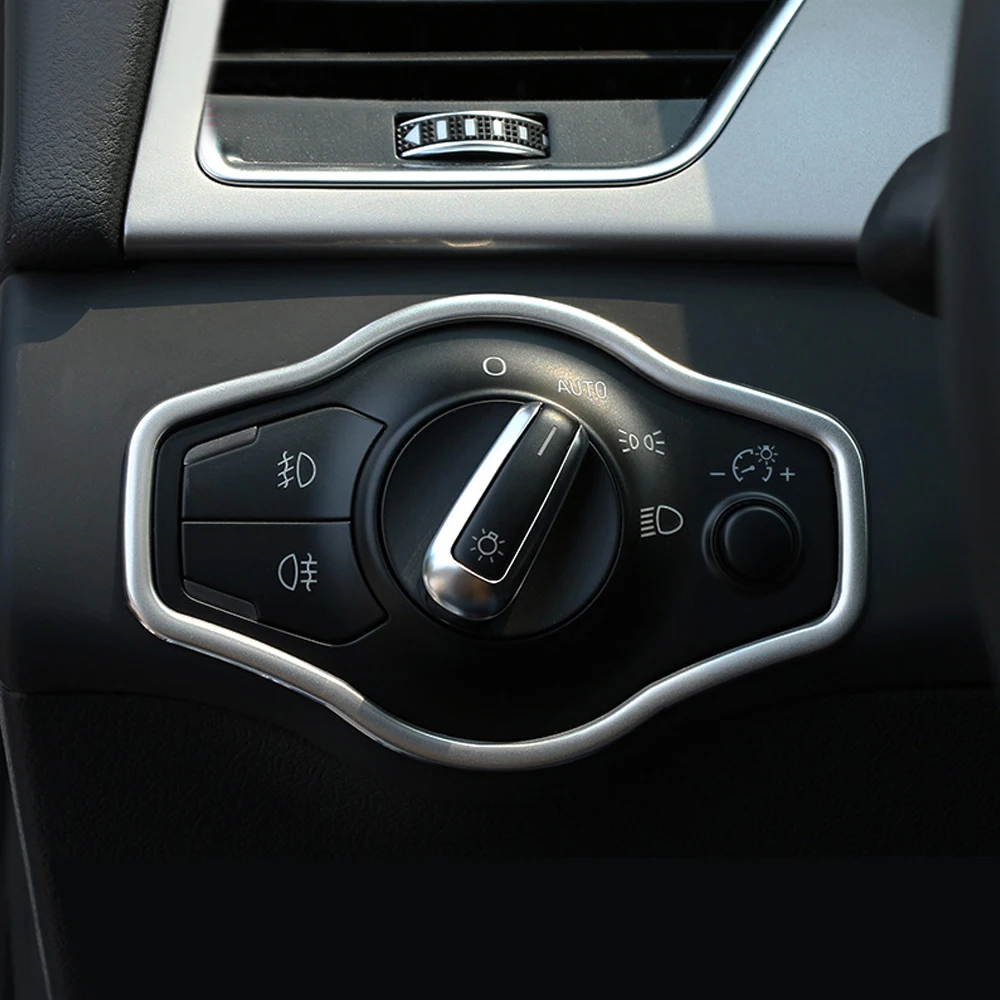 Стайлинг автомобиля кнопка переключения фары крышка отделка рамка наклейка для