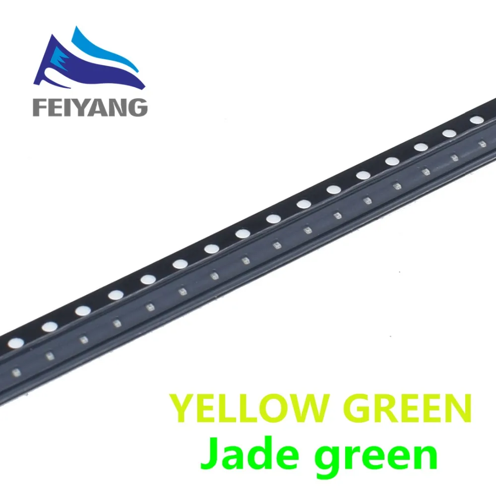 500 ШТ 0402 SMD LED светодиод smd красный желтый синий зеленый белый 1 0*0 5*0 4 мм 1005 супер