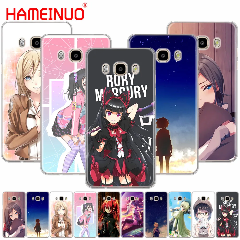 HAMEINUO милый аниме девушка комикс чехол для телефона Samsung Galaxy J1 J2 J3 J5 J7 MINI ACE 2016 2015