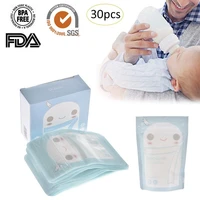 30pcspack 120ml baby breast milk storage bag liquid bpa free food storage bags disposable breast milk freezer bags for mommy