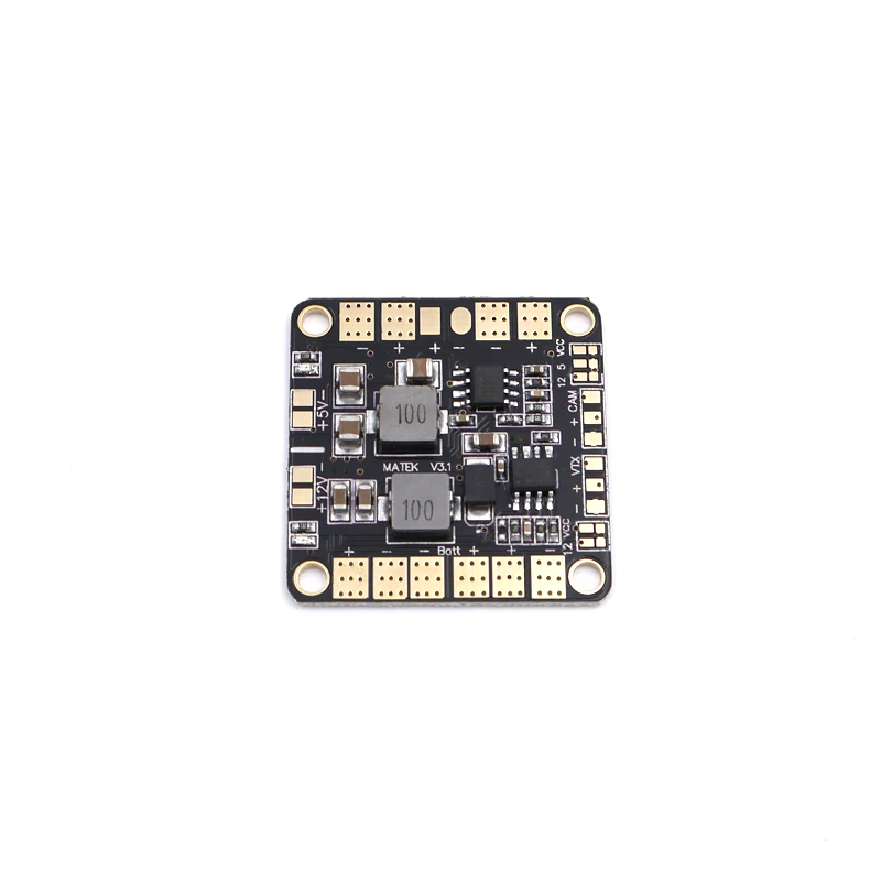 Плата распределения питания Matek Mini Power Hub PDB с BEC 5 В и 12 для FPV QAV250 ZMR250 мультикоптера