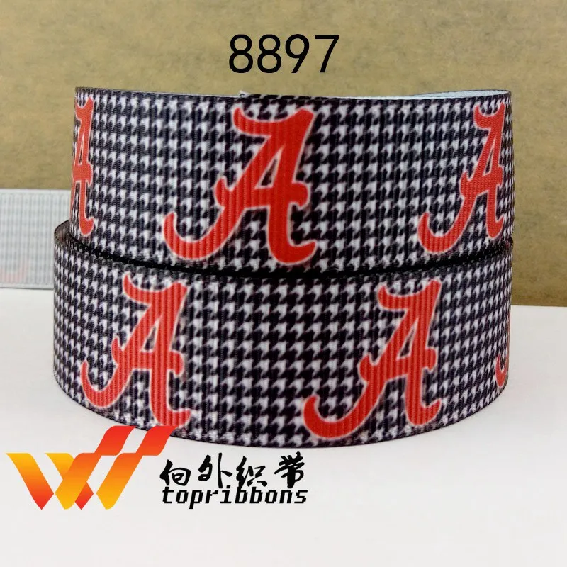 50 ярдов в Размер спортивная лента напечатанная grosgrain лента 8898 - Цвет: 8897