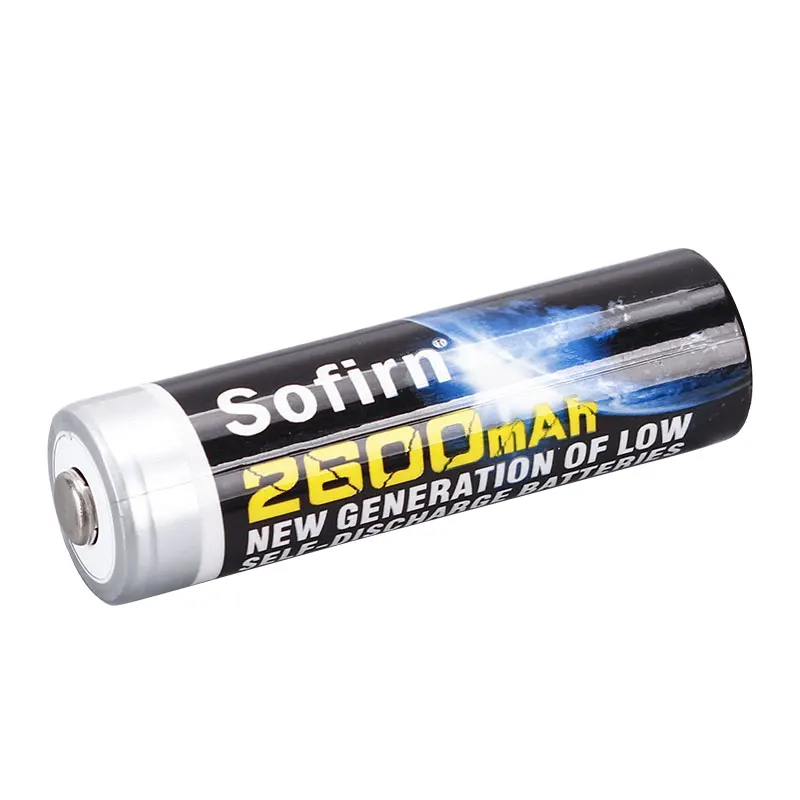 Sofirn AA перезаряжаемая батарея Nimh 2600mAh аккумуляторная батарея AA ячейка Экологически чистая 4 штуки с бесплатной упаковочной коробкой