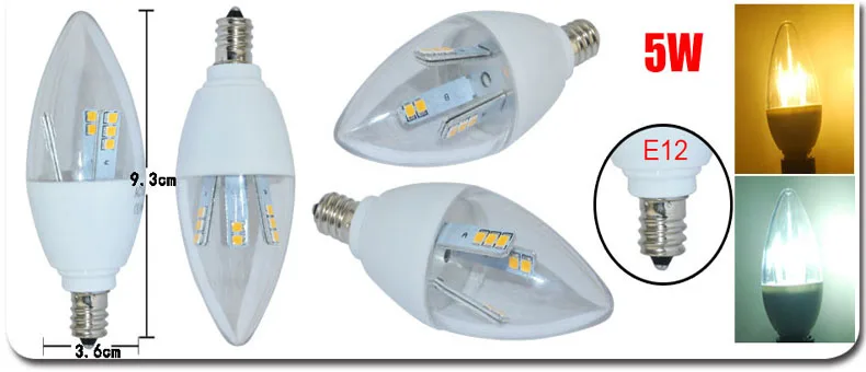 6 шт./лот светодиодный лампы E14 E12 B15 E27 B22 SMD2835 110 V-220 V светодиодный Свеча светильник 3 Вт 5 Вт 8 Вт Светодиодный Люстра белый/теплый белый светодиодный светильник