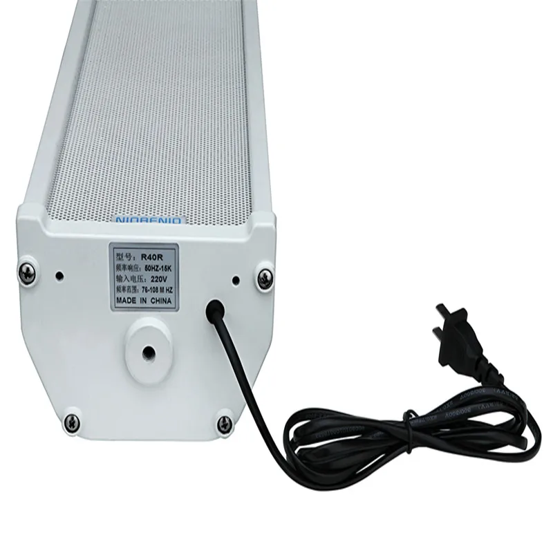 40 Вт FM динамик белого цвета из алюминиевого сплава профессиональная напольная