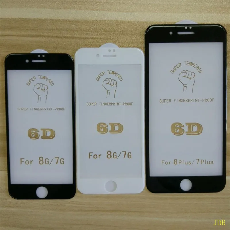 6D Защитные пленки для iPhone 6 6s7 7 plus новые 3d 4d стекло обновление закаленное холодное