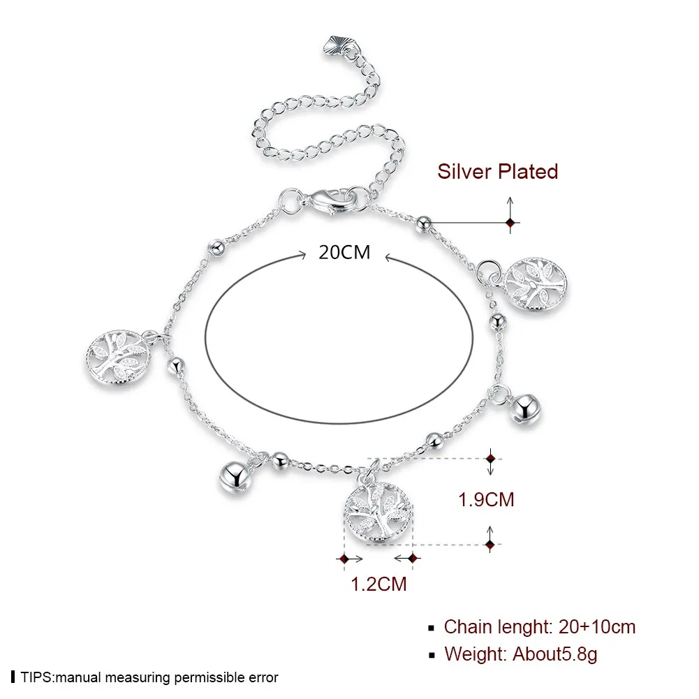 Женский браслет на щиколотку с серебряным покрытием высокое качество|Анклеты| |