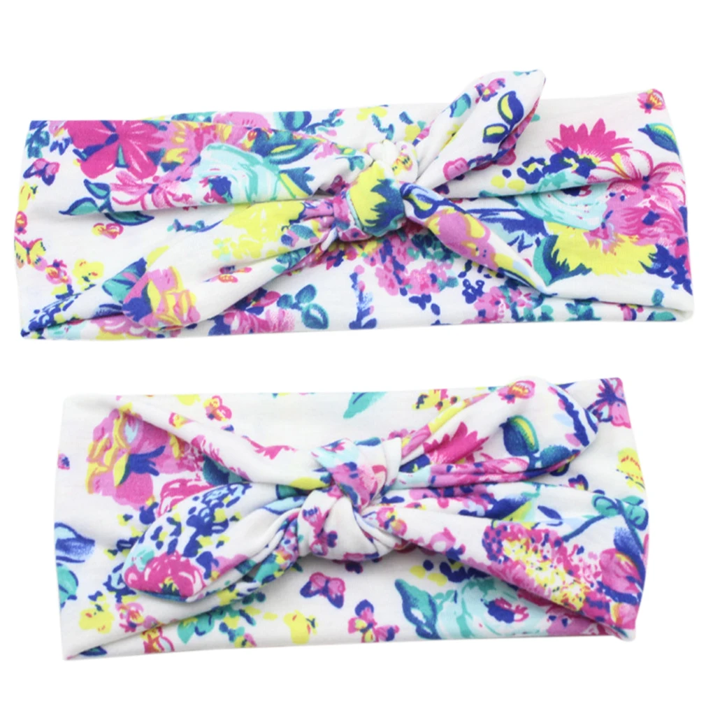 2PCS Set baby turban women headbands mother and me headband sets mom daughter Hair Band Accessories | Мать и ребенок