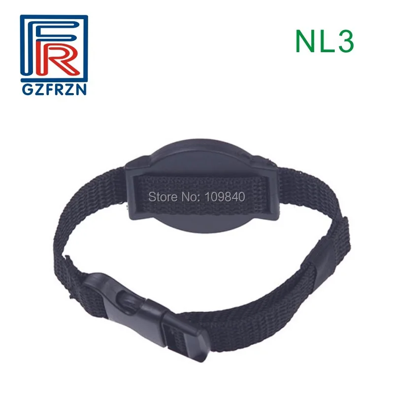 10 шт. нейлоновые браслеты NL3 HF ISO 15693/18000 3 с чипом I code slix RFID браслет для контроля