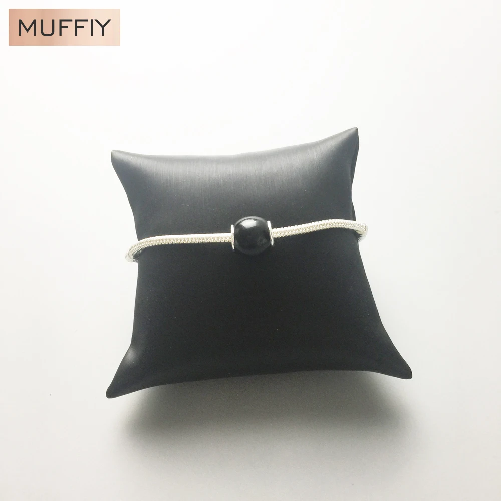 Черная бусина аксессуары сделай сам в европейском стиле Карма хорошие ювелирные