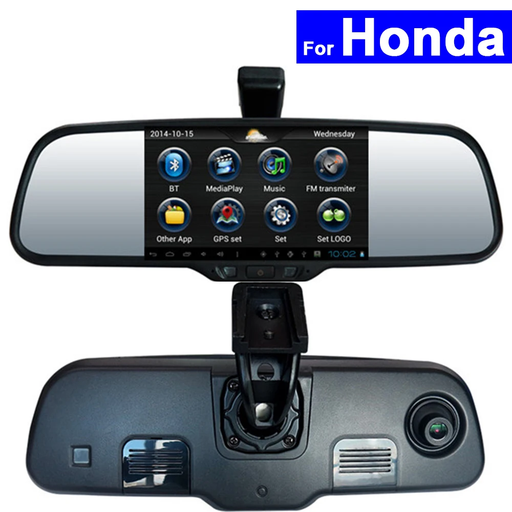 Автомобильное зеркало заднего вида Android DVR GPS Bluetooth WIFI для Honda CRV Civic Accord Acura Jade Odyssey