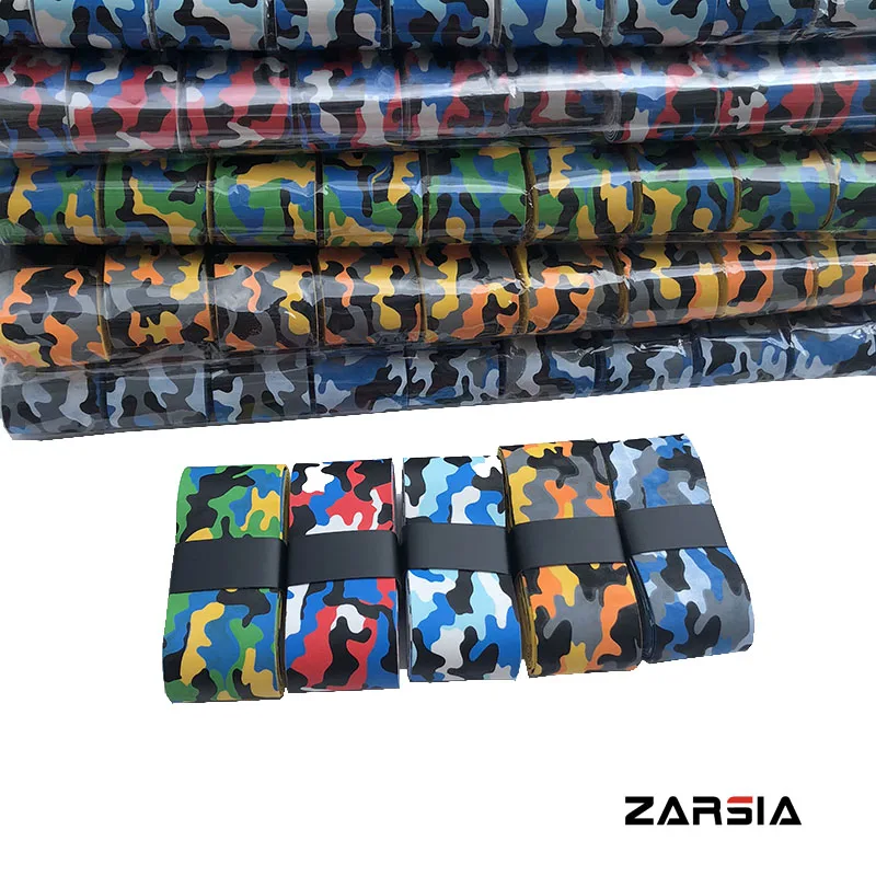 100 шт. новинка 2021 камуфляжные накладки для теннисных ракеток ZARSIA бадминтона
