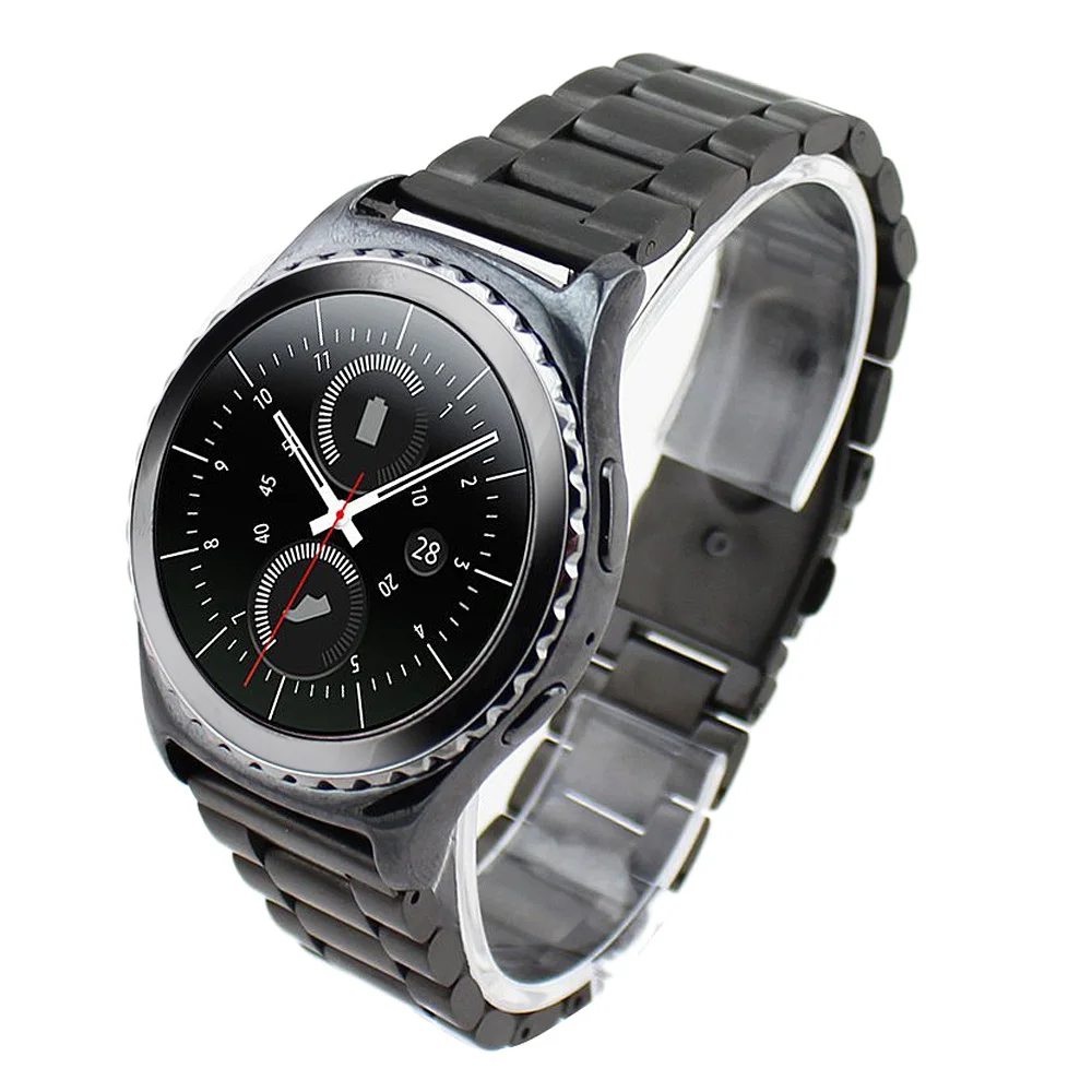 Часы из нержавеющей стали для Samsung Galaxy Gear S2 классические SM-R732 часы | Электроника