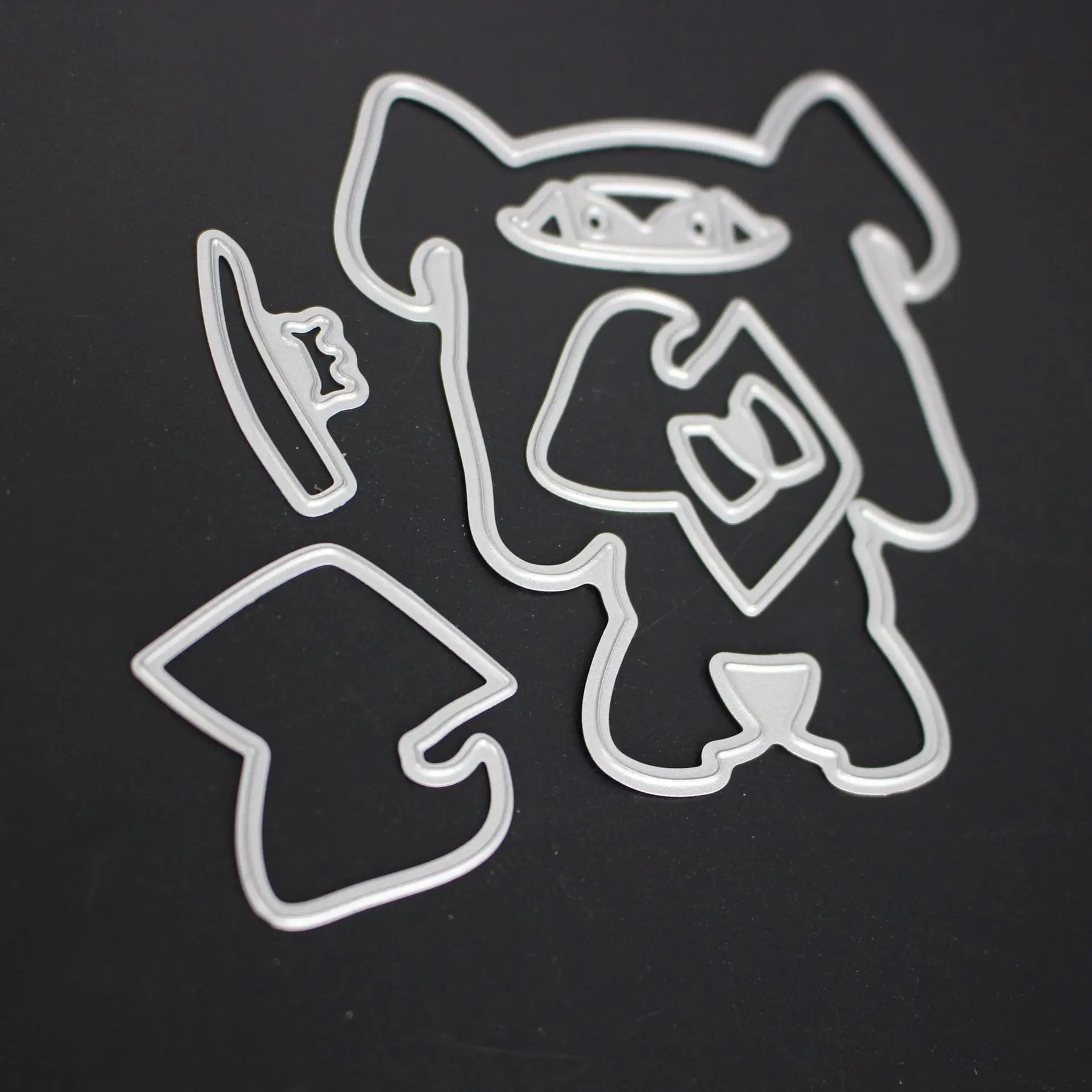 

Cute mink dog die Metal Cutting Dies for Scrapbooking Photo Album Embossing DIY Paper Cards Making Decorative Stencil Craft