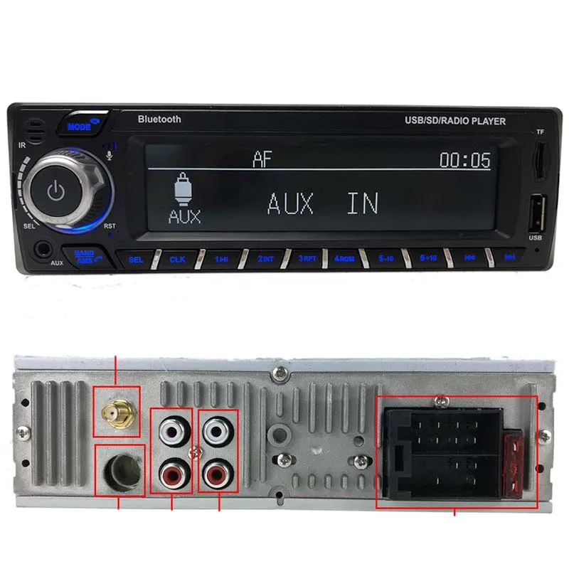 

2018 New MP3/WMA LCD Screen Car Bluetooth Card Machine 1 Din Car Radio RDS DAB+ Digital Audio Broadcast FM USB SD Hands-Free