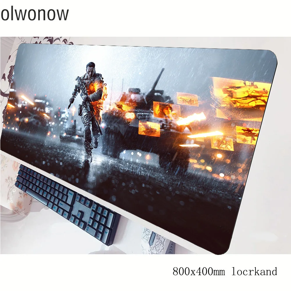 Игровой коврик для мыши battlefield игровой 800x400x3 мм аксессуары ноутбука эргономичный