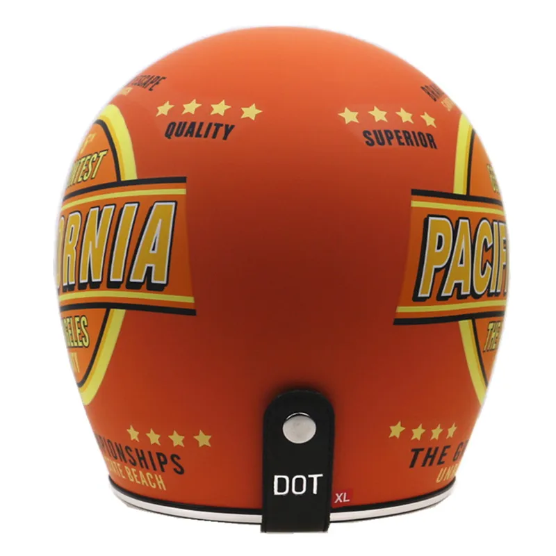 Шлем мотоциклетный в стиле ретро с ремешками для очков и козырьком|motorcycle helmet