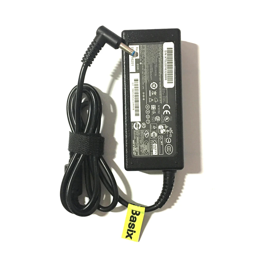 Auregon 65 Вт AC адаптер питания зарядное устройство для HP Pavilion 15-n210dx 15-n211dx 15-n219sl 15-n213ca |