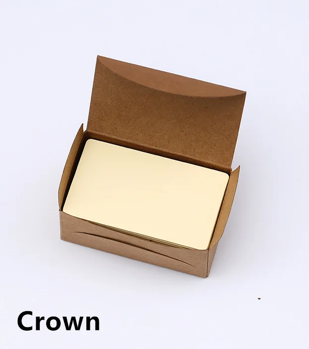 Cream 100 шт./кор. теплые Цвет Слово карты новая чистая крафт-бумага десять выбор рукописный карты - Цвет: Cream