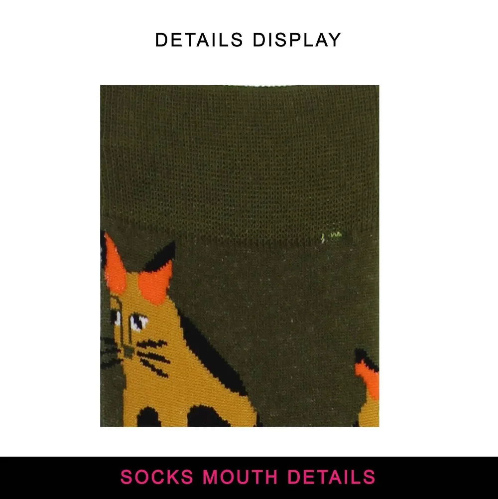 happy sock tidal current Couple cotton socks hip hop personality casual fashion style floral pattern | Мужская одежда