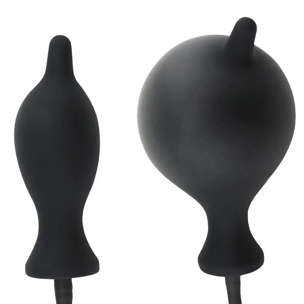Anal Plug Large Inflatable Huge Big12cm Dildo Pump Dilator Expandable No Vibrator Butt Balls Sex Toys |