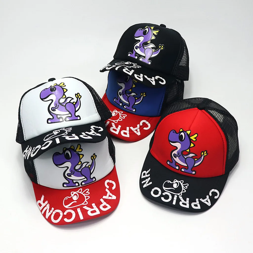 Мягкая шапка для мальчиков 2020 мягкая хлопковая кепка с надписью динозавр защиты