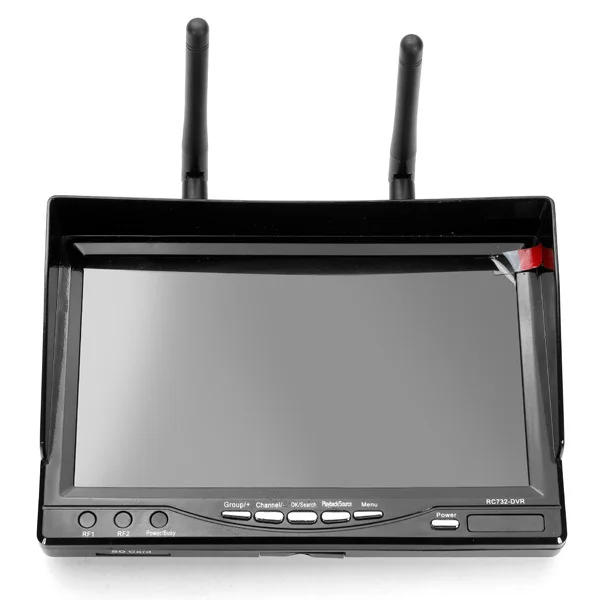 Boscam RC732 DVR 5 8 GHz 32 ch двойной приемник автоматического сканирования 7 дюймов TFT LCD FPV