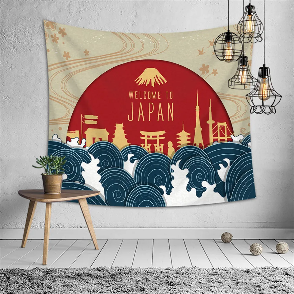 SOFTBATFY Grus Japonensis гобелен с изголовьем кронштейна стены Висячие покрывала Dorm