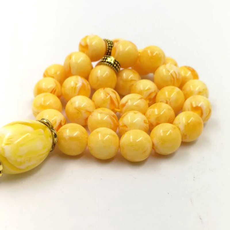Новое поступление значок Катара из смолы Tasbih 33 66 99 шариков мусульманский мибаха