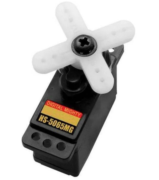 

HS-5065MG High Speed Metal Tooth Micro Digital Servo Torque kg./cm. (4.8V / 6.0V): 1.8 / 2.2
