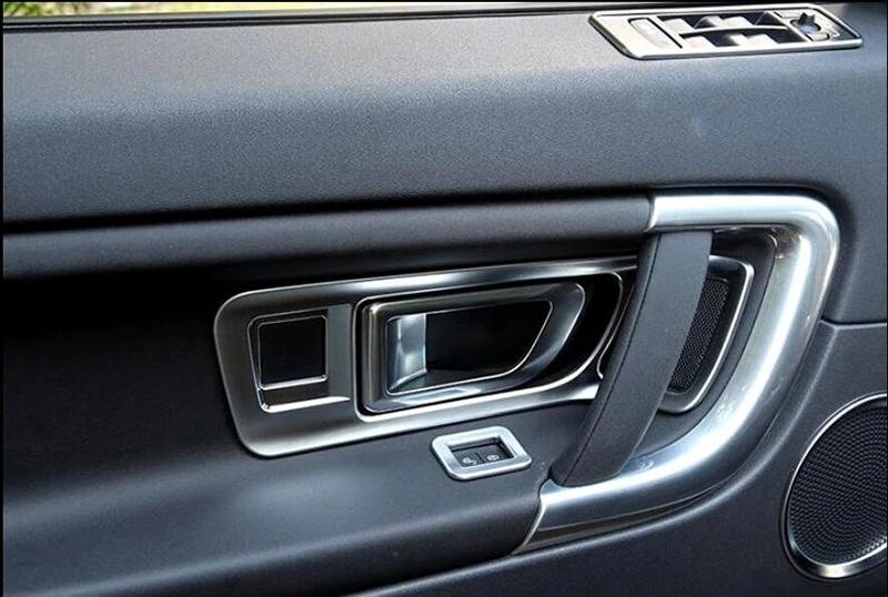 4 шт. Матовая Внутренняя боковая дверная ручка из АБС-пластика для Land Rover Discovery Sport