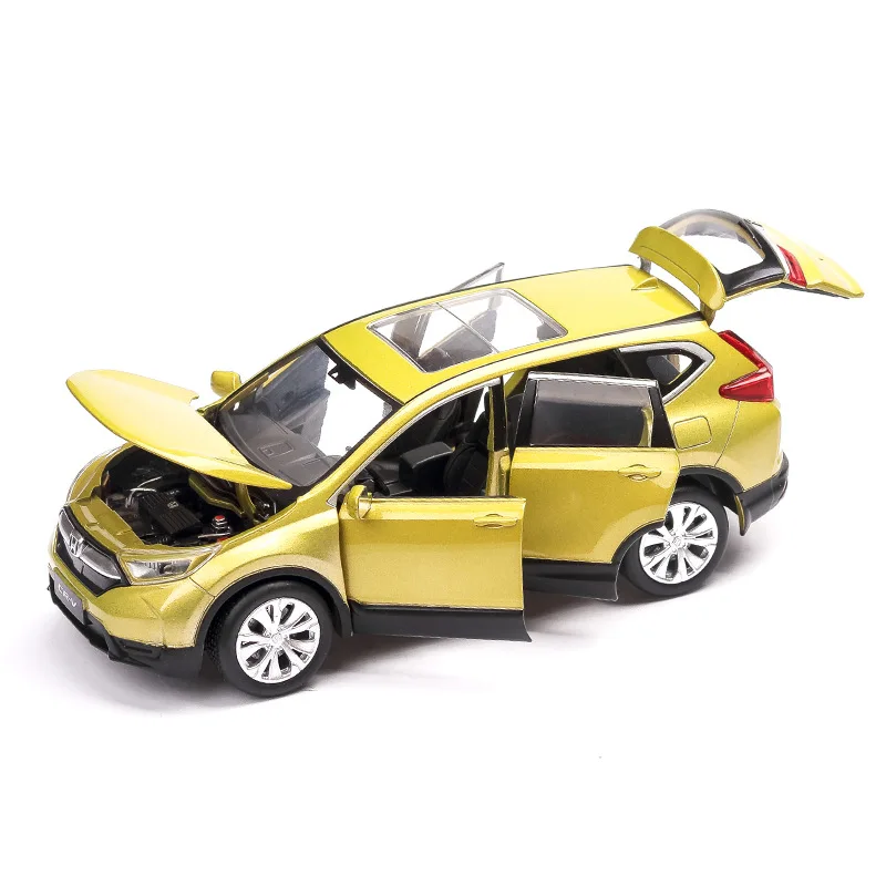 1:32 Honda CR V пояс со звуком и светом для автомобиля моделирование сплав модель