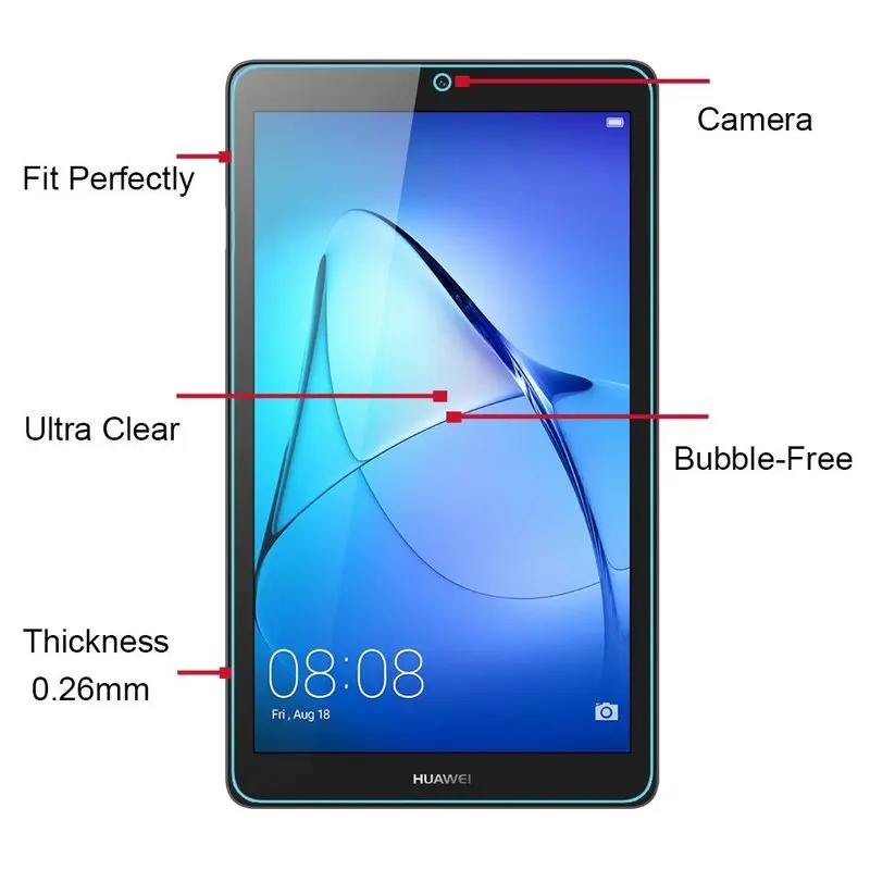 Защита экрана для Huawei Mediapad T3 T1 7 0 закаленное стекло дюймов Wi-Fi Φ 3G -U01 защитное |