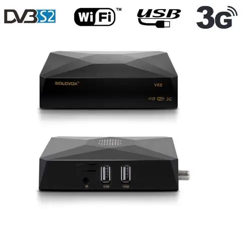 Спутниковый ТВ-приемник SOLOVOX V6S DVB S2 Поддержка M31U Xtr am-карта Shaing Brazil IKS декодер USB WiFi