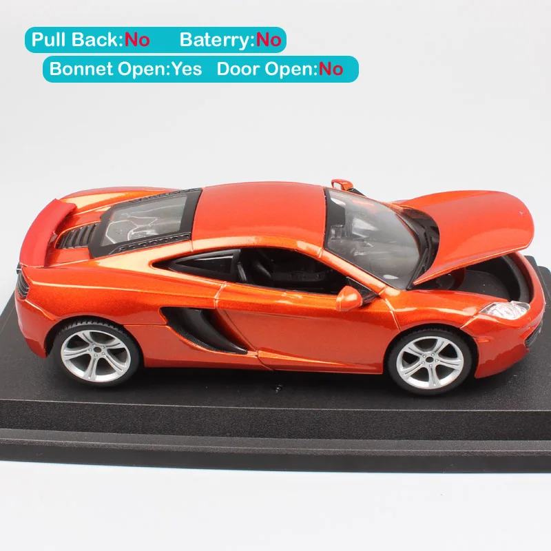BBurago роскошный Mclaren MP4 12C купе GTR спортивный автомобиль литой модельный