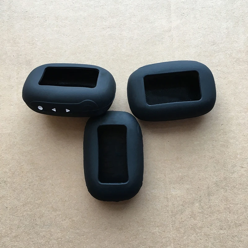 Модный мужской силиконовый чехол для двухсторонней автомобильной сигнализации