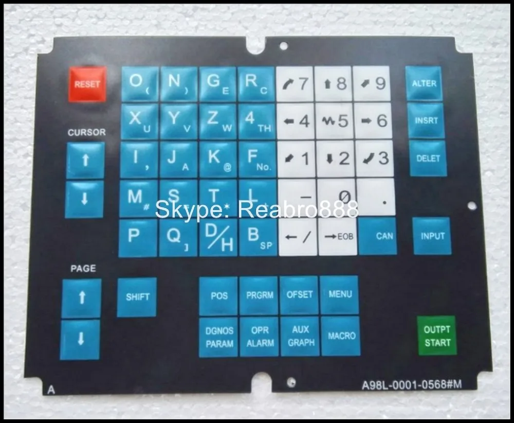 A98L 0001 0568 # M CNC HMI оболочка для панели оператора Fanuc|buttons buttons|fanuc operator panelbutton keypad |
