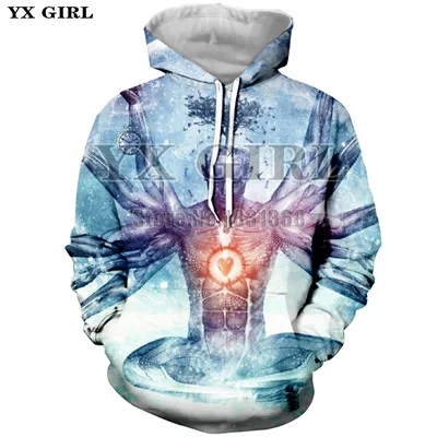 YX GIRL, новая мода, Кэмерон, серый, Харадзюку, персонаж, человек, женский, 3D принт, пуловер, психоделические толстовки, мужские/женские, Прямая поставка
