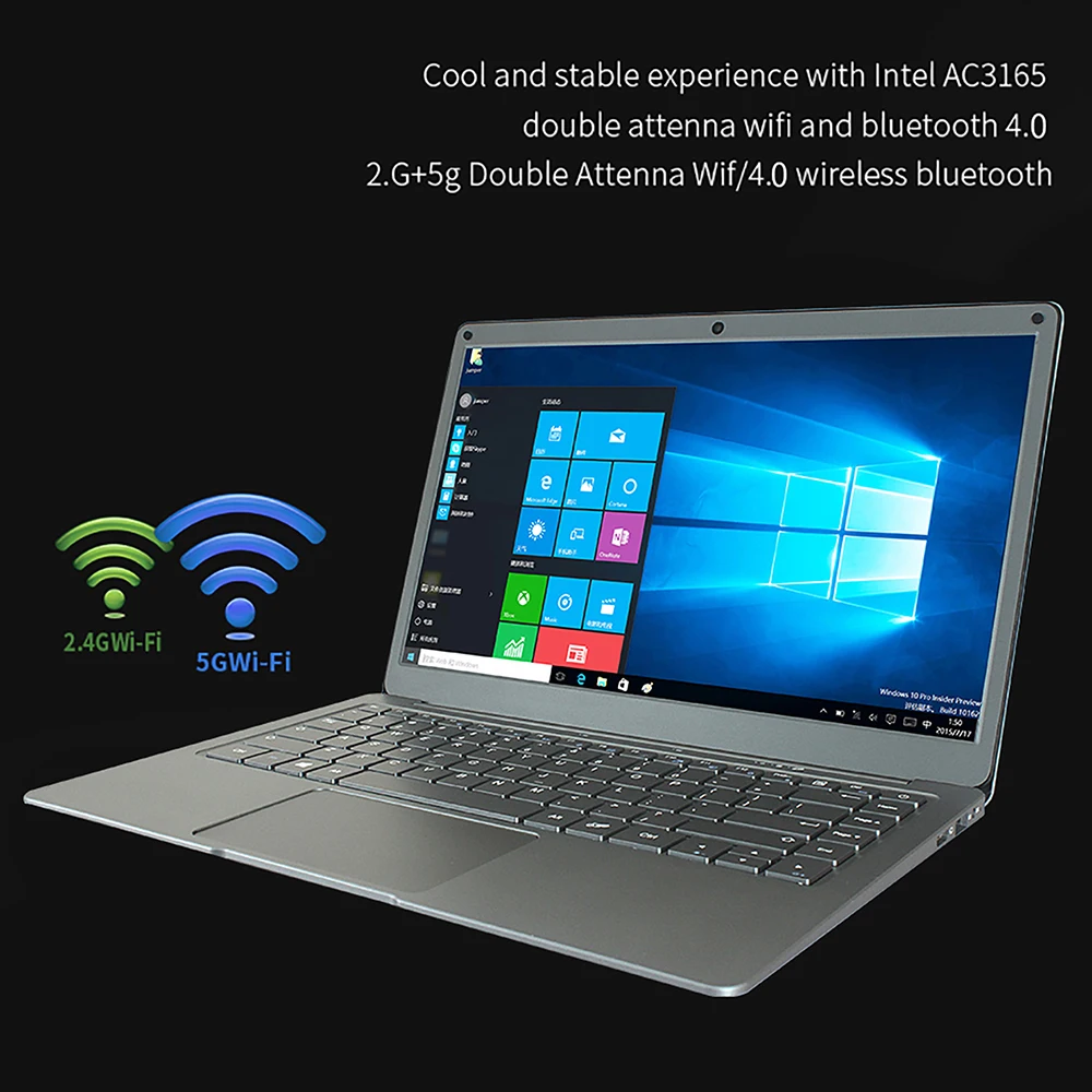 Ноутбук 13 3 дюйма с IPS дисплеем ОЗУ 6 ГБ ПЗУ 64 eMMC Intel Apollo Lake N3350 2 4 ГГц/5G Wi Fi разъемом M.2
