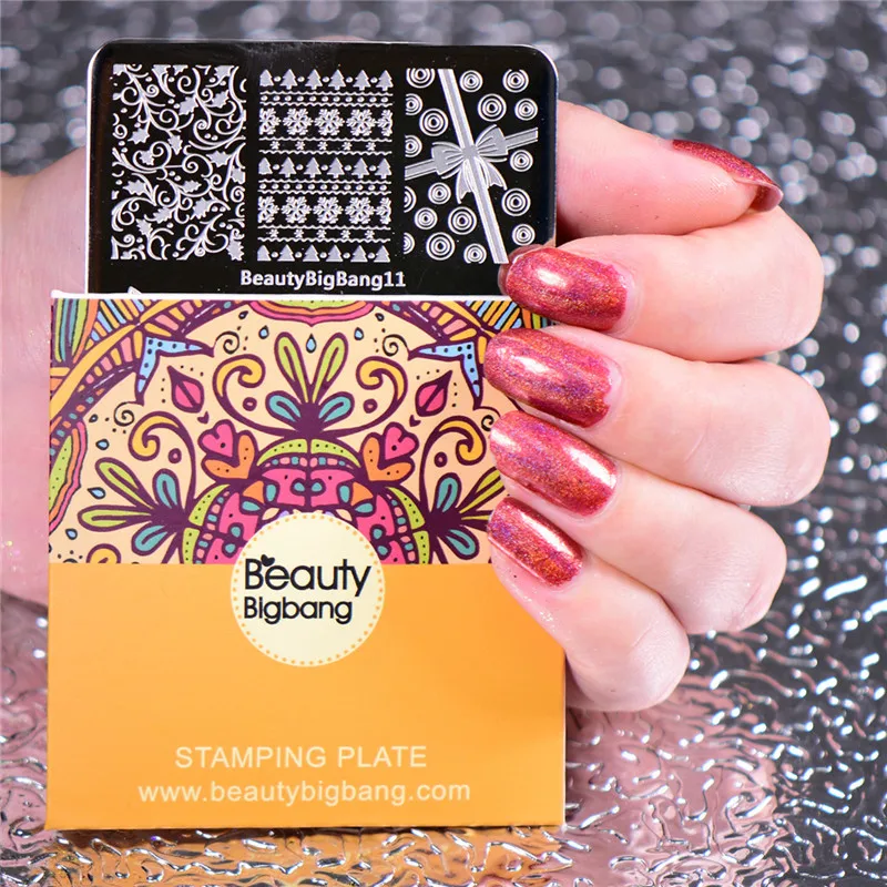 BeautyBigBang 10 шт. Набор тарелок для ногтей Лето Хэллоуин шаблон дизайн ногтей печать для ногтей лак шаблон набор