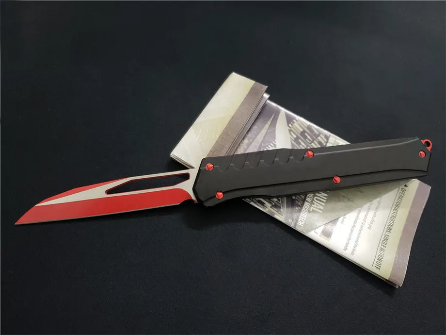 Single Blade Gryan Store тактические ножи с фиксированным лезвием D2 лезвие 7075-алюминиевая ручка Открытый нож для охоты и кемпинга мульти EDC инструменты - Цвет: Single Blade
