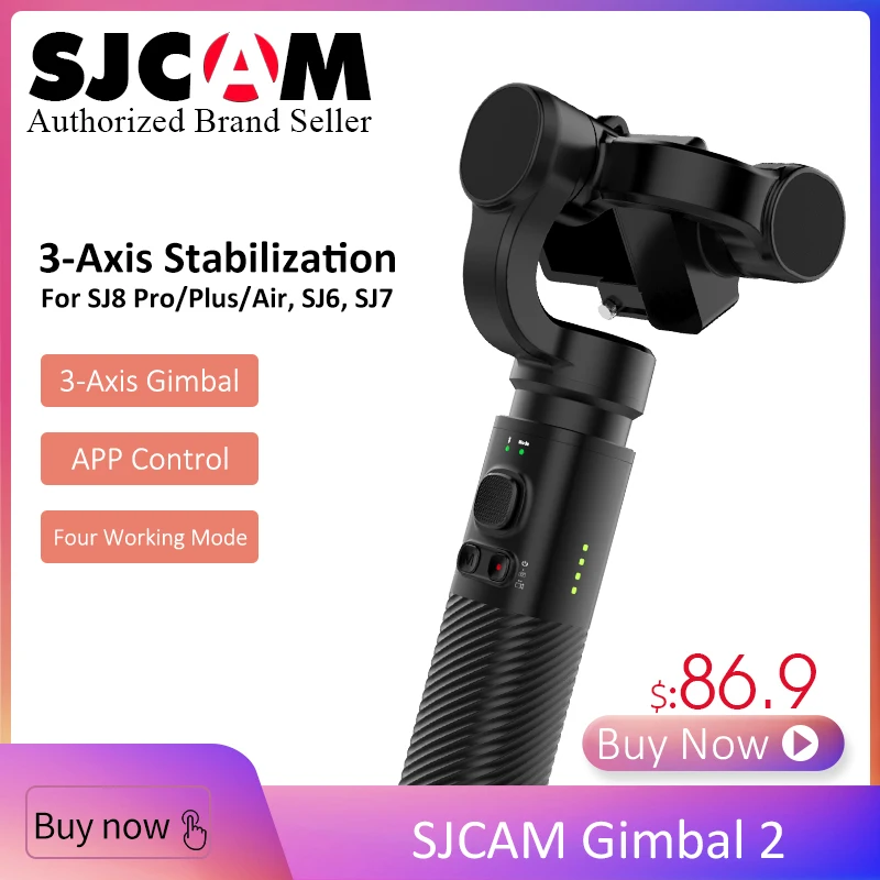 2019 SJCAM аксессуары 3 осевой стабилизатор для SJ8 PRo Series SJ 7 STAR SJ6 legend Спортивная Экшн
